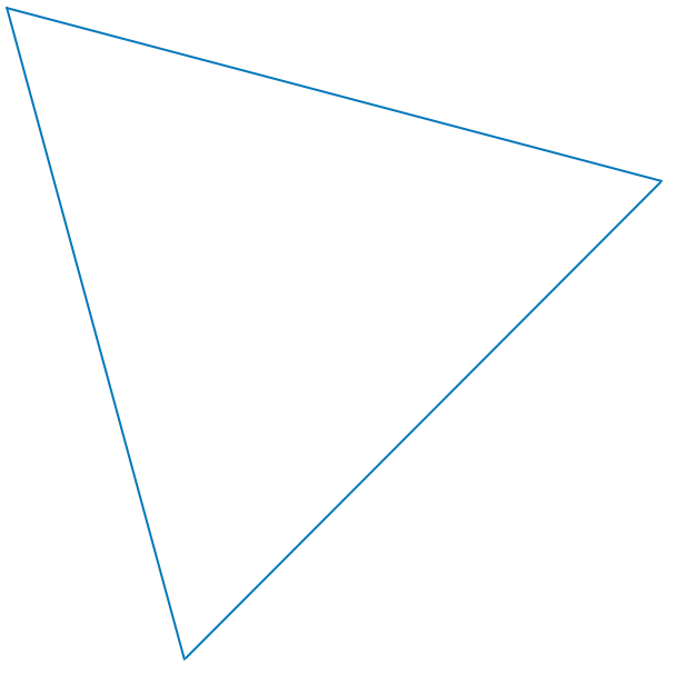 Triangulo Azul para Slider Color
